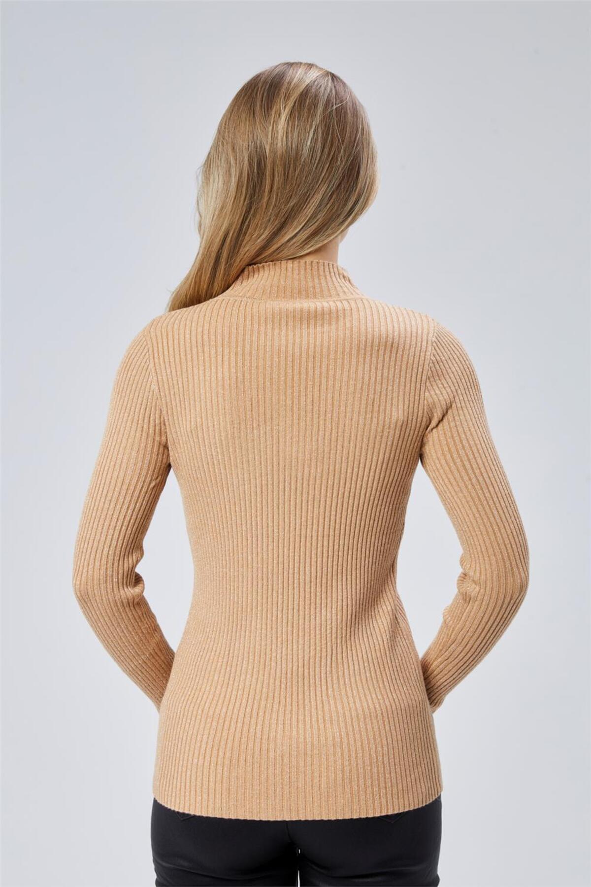 HomeStore-Gestrickter, gerippter Rollkragenpullover 4