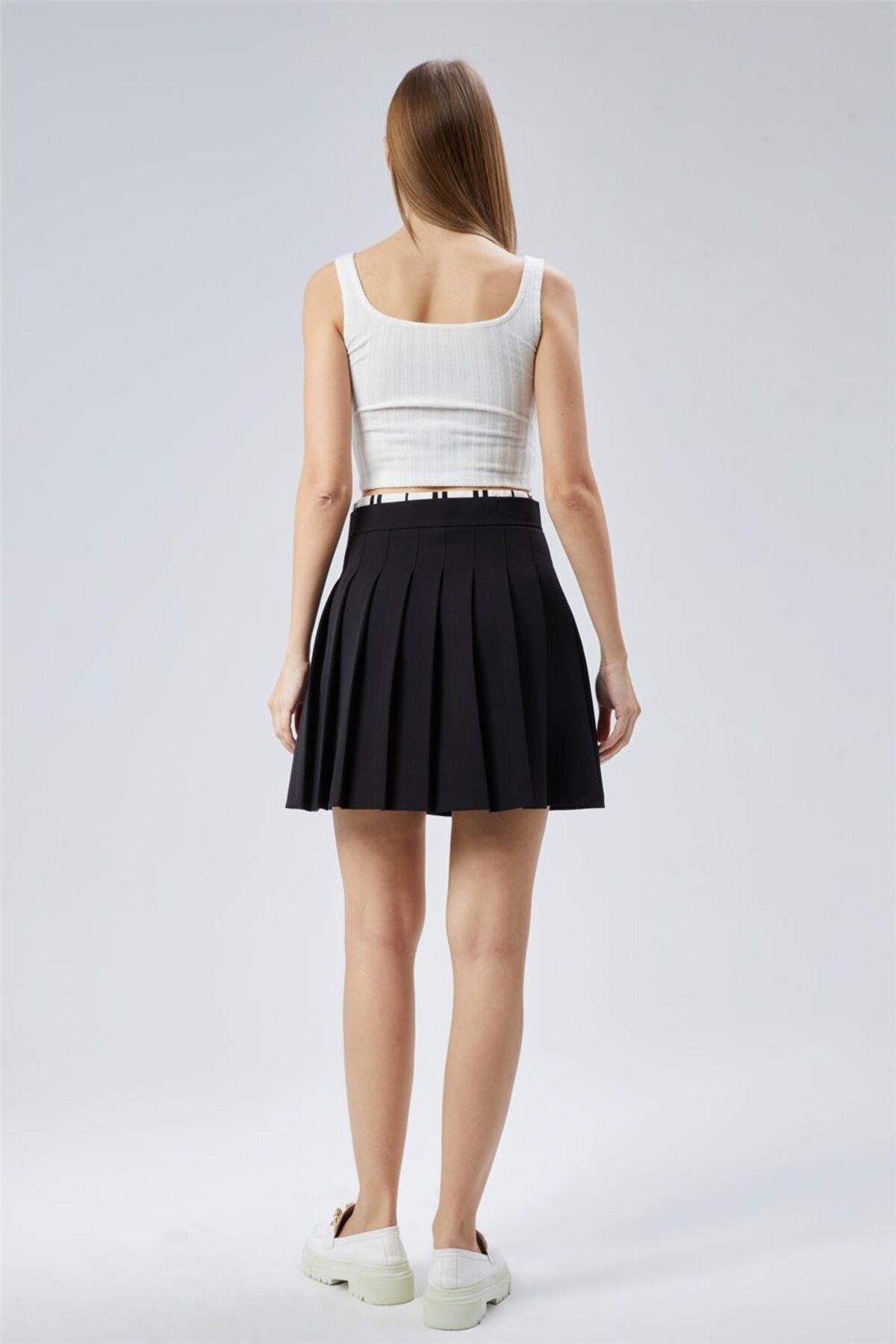 HomeStore-ElbiseEtek Mini Pleated Dress 4