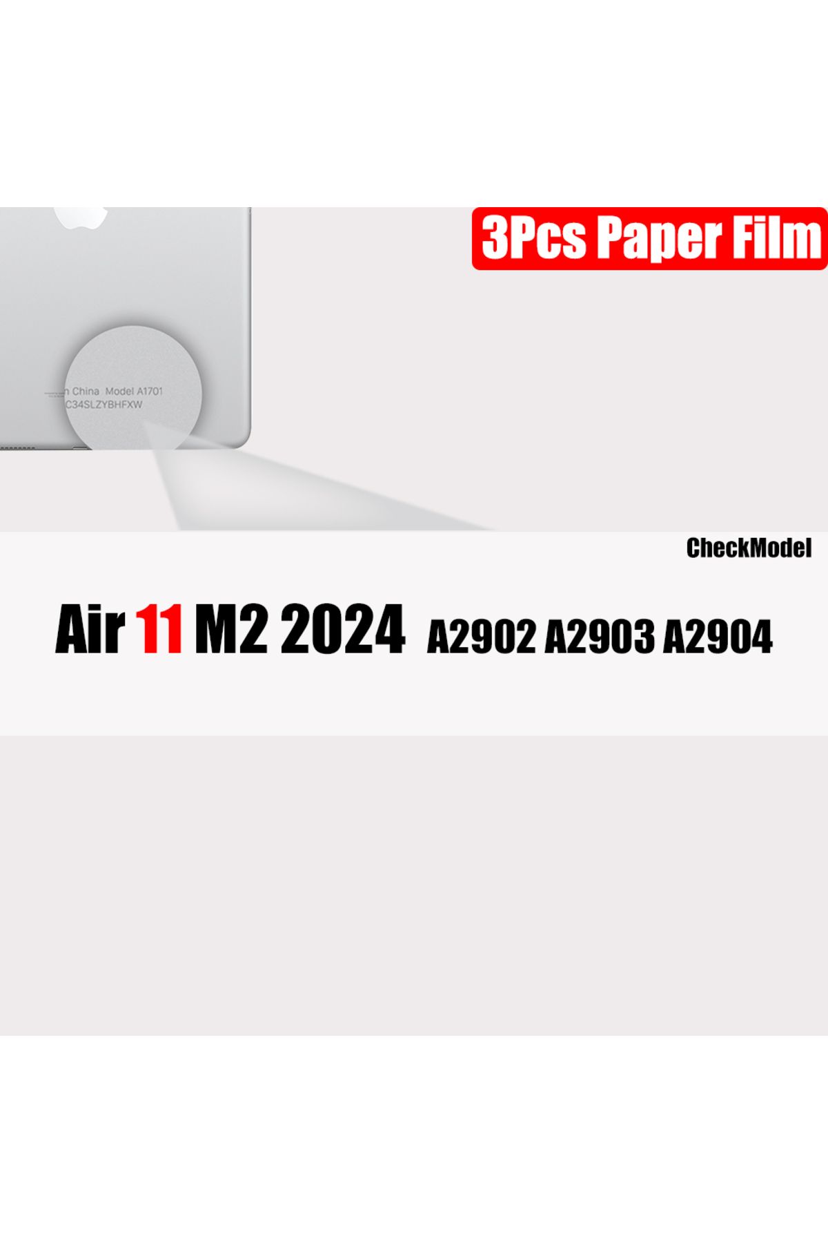 Choice-Ipad Air 11 2024 3pcs Paper Feel Like Screen Protector For Ipad 10th 9th Generation 8 7 6 Air 5 4 Pr 1
