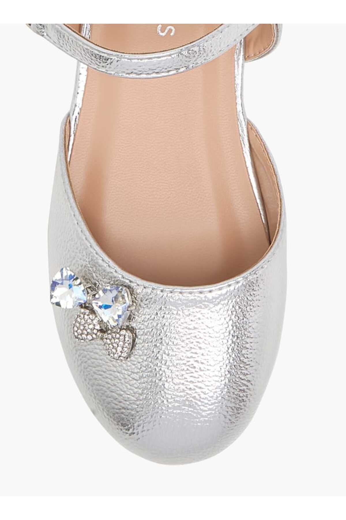 Juniors-Embellished Shoes with Hook and Loop Closure 3