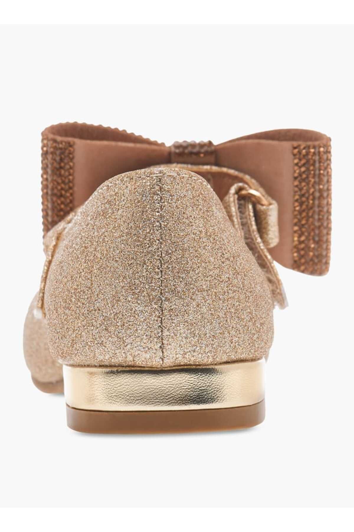 Flora Bella by Shoexpress-Flora Bella Bow Embellished Ballerina Shoes with Hook and Loop Closure 5