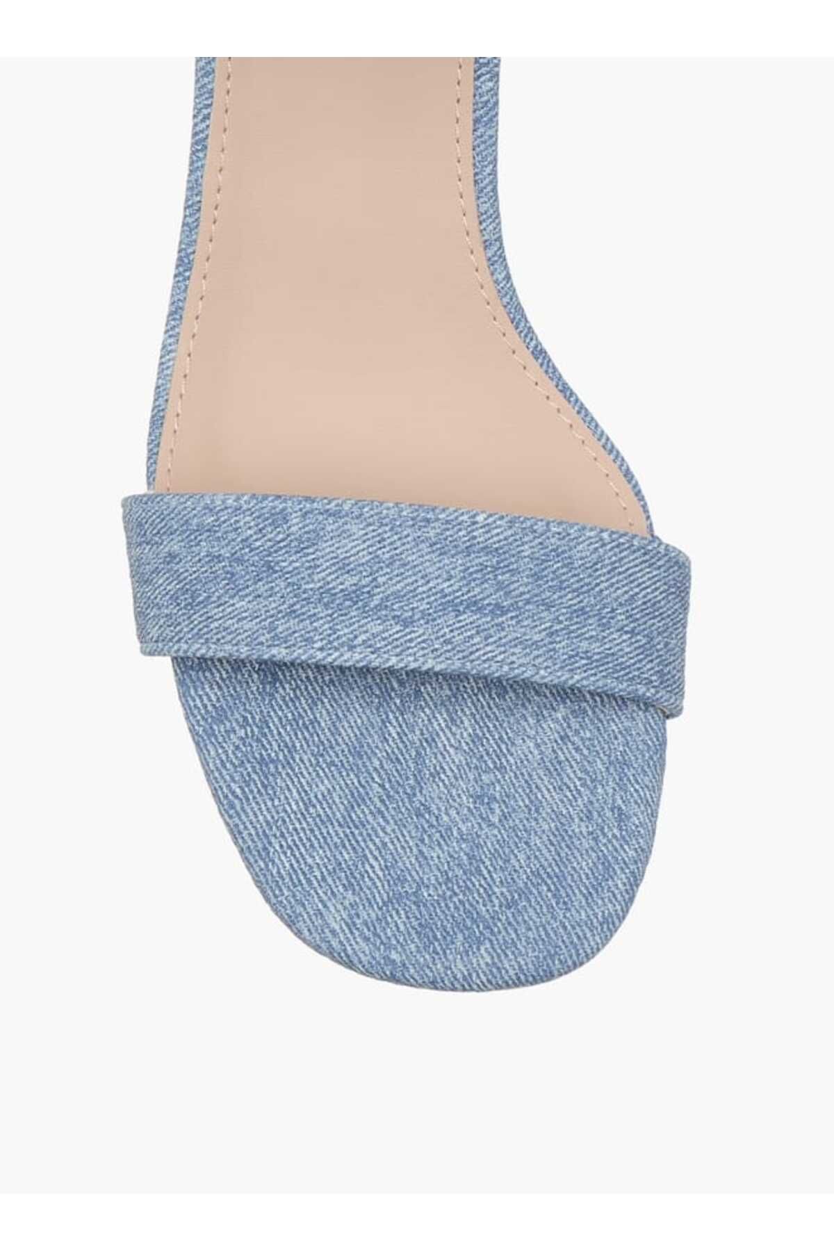 Flora Bella by Shoexpress-Flora Bella Textured Sandals with Block Heels and Buckle Closure 4