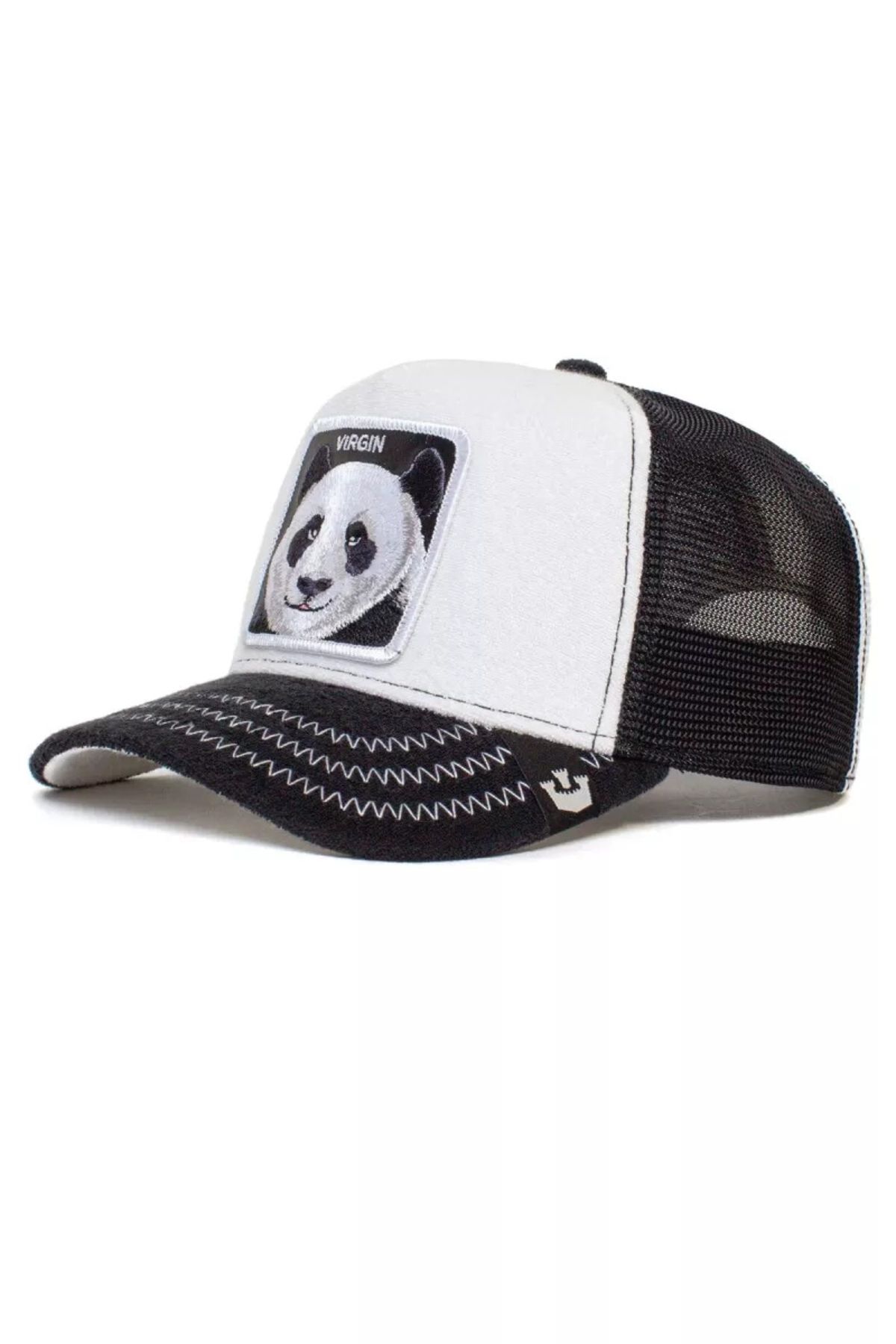 Goorin Bros-Čiernobiela šiltovka Goorin Bros. Panda White 1