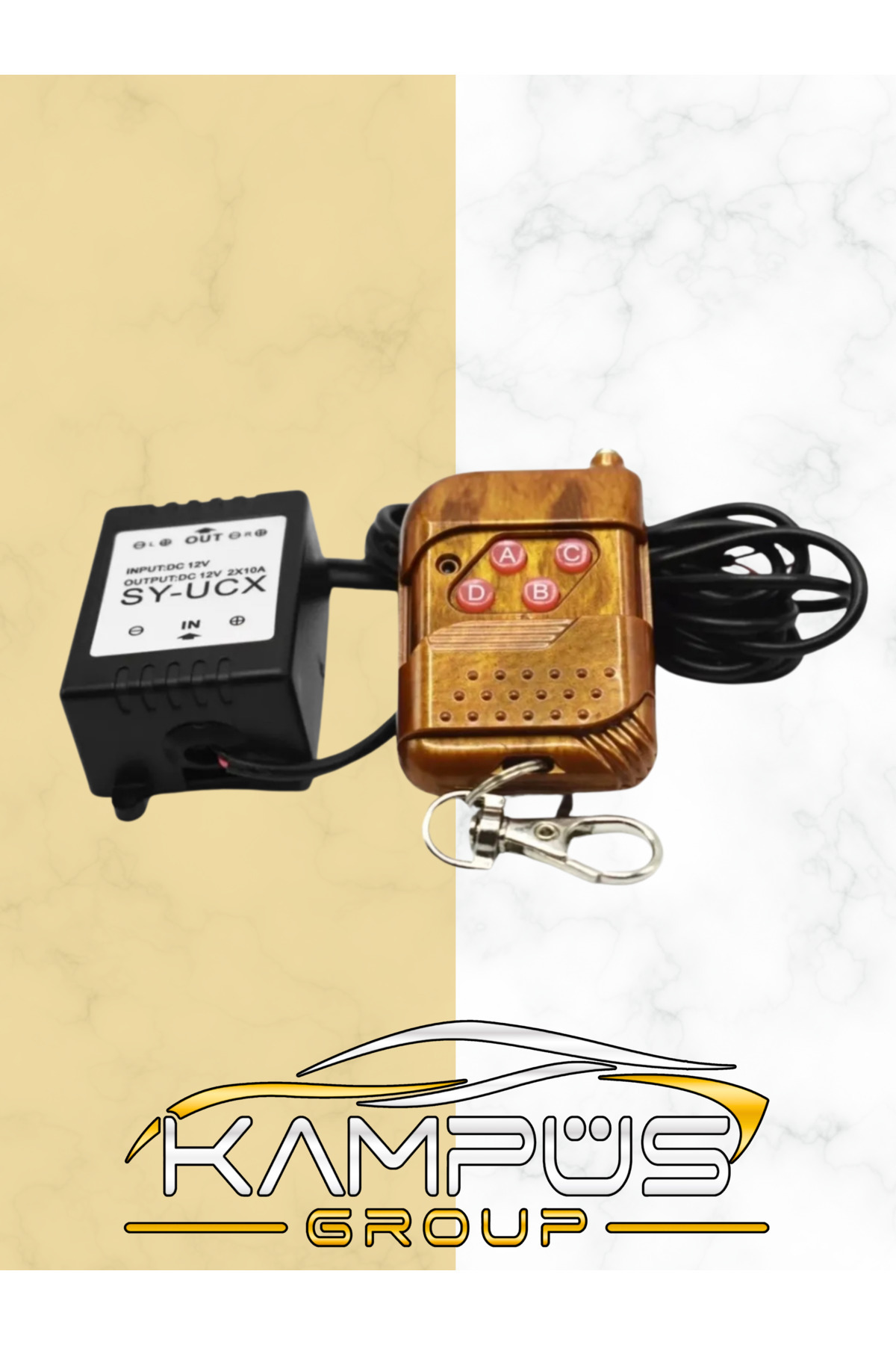 CARFACE 16 Modlu Kumandalı Çakar Modülü Sis Çakar Modülü 4 Tuşlu