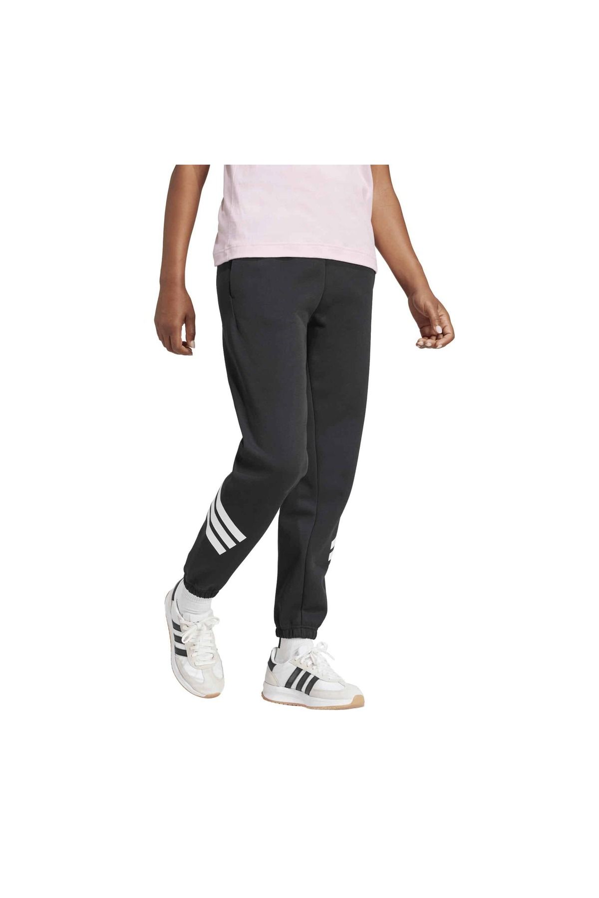 adidas-Jc5454-K Adidas W Fi 3S Reg Pt Women's Sweatpants Black 2