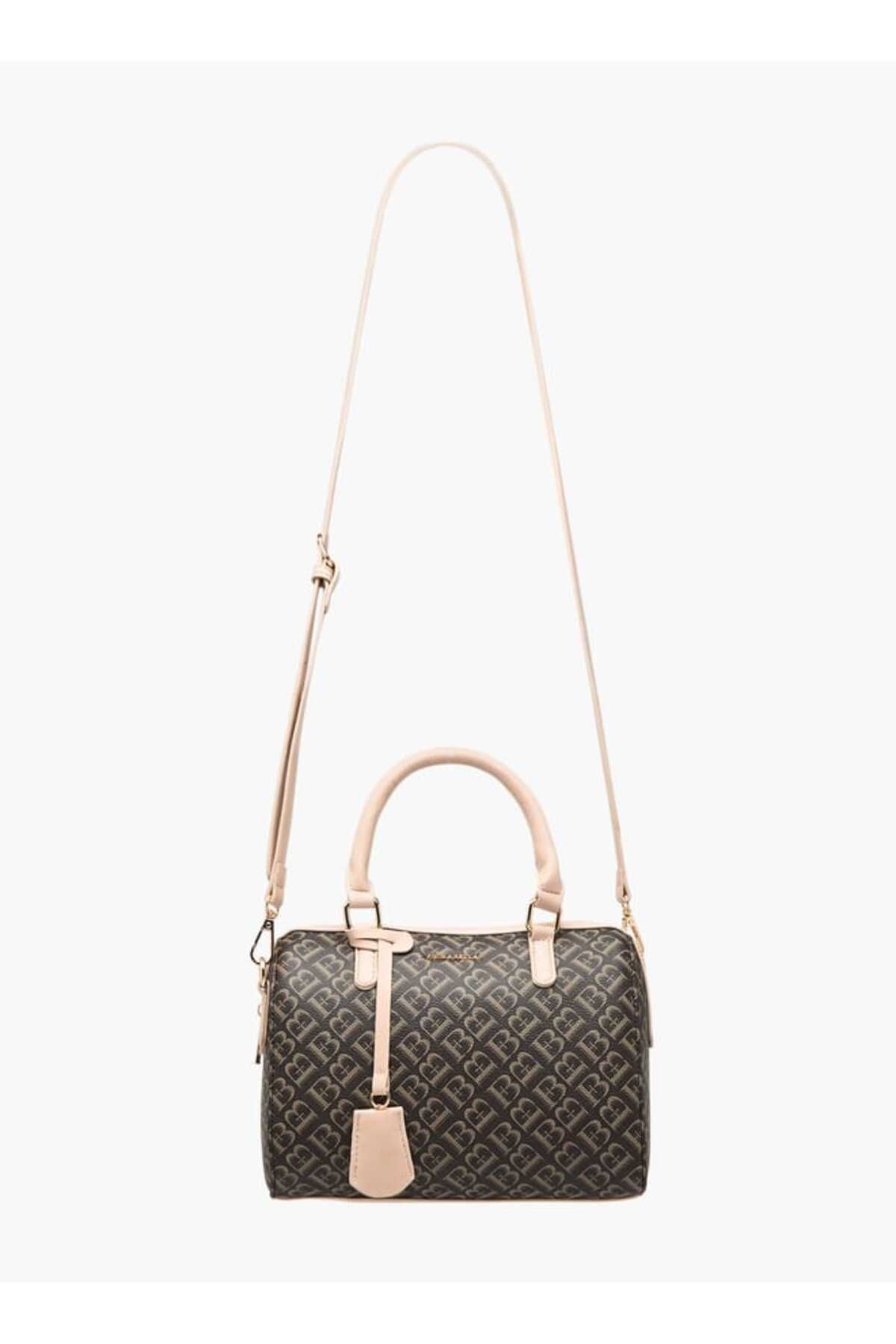 Flora Bella by Shoexpress-Flora Bella Textured Tote Bag with Handles and Detachable Strap - W 12.5 x H 20.5 x D 23.5 cm 2