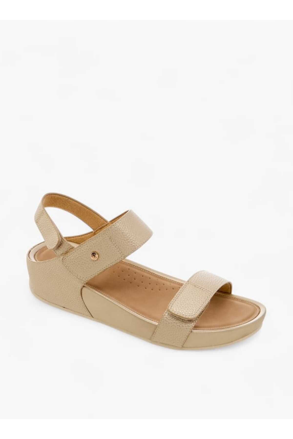 Flora Bella by Shoexpress-Flora Bella Textured Strap Sandals with Hook and Loop Closure 2