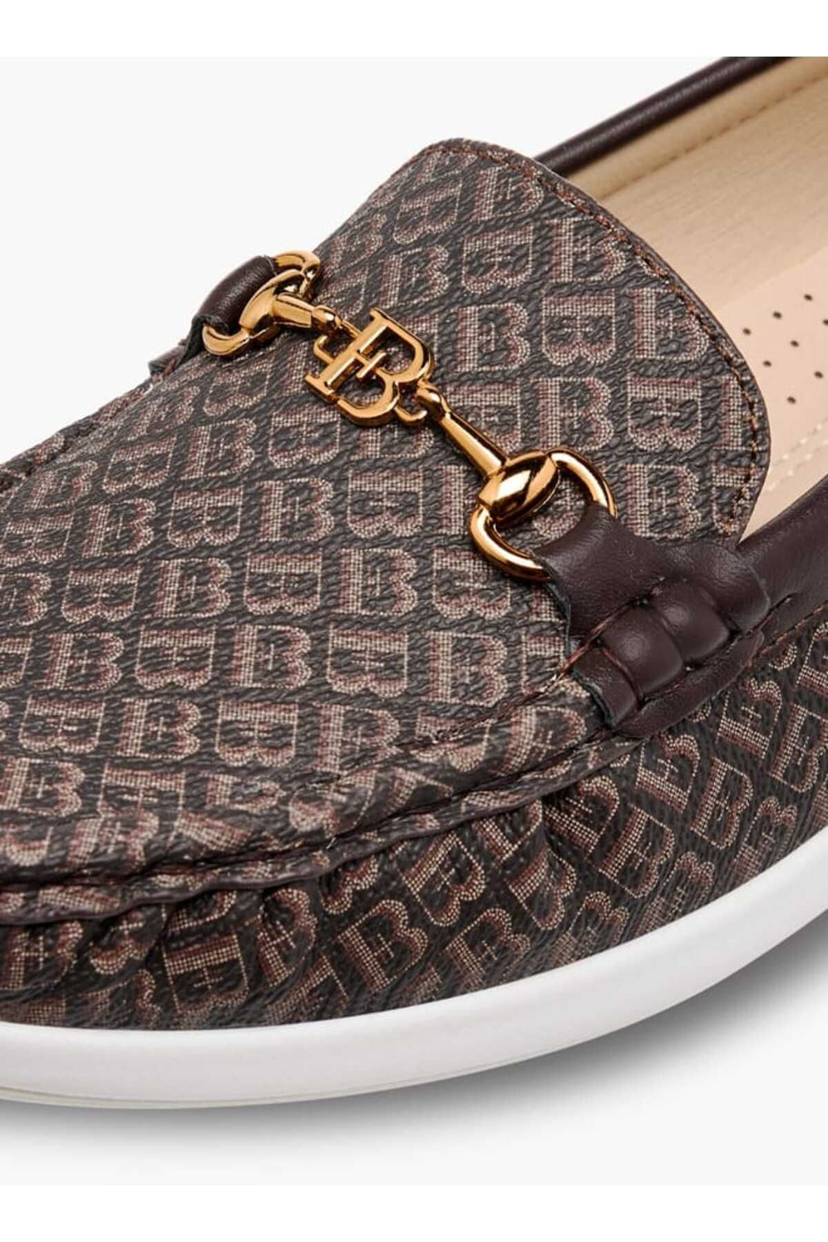 Flora Bella by Shoexpress-Flora Bella Monogram Print Slip-On Loafers 5