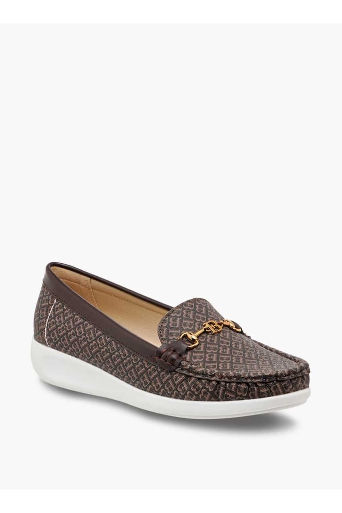 Flora Bella by Shoexpress-Flora Bella Monogram Print Slip-On Loafers 2