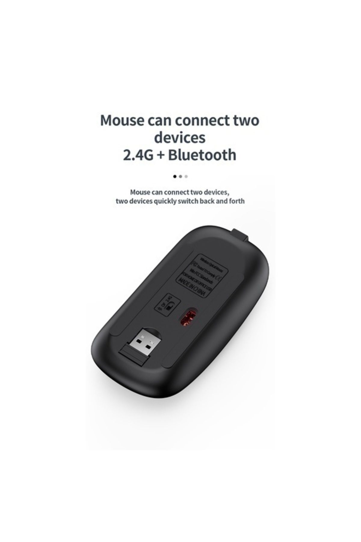 Choice-Russian Gray Bluetooth 5.0 & 2.4g Wireless Keyboard Mouse Combo Rechargeable Full Size Wireless Keyb 6