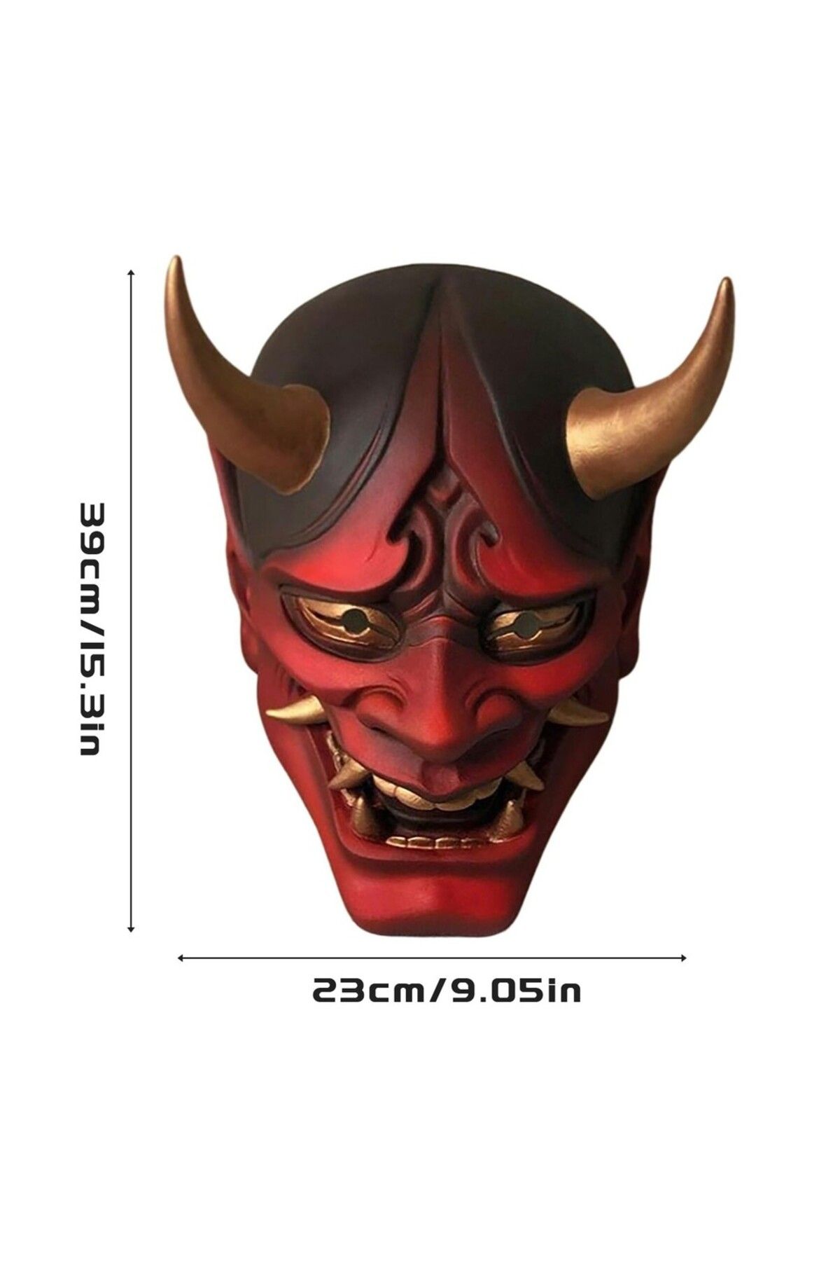 Choice-Japanese Prajna Oni Latex Mask Cosplay Samurai Noh Kabuki Assassin Demon Ghosts Face Creepy Masks... 1