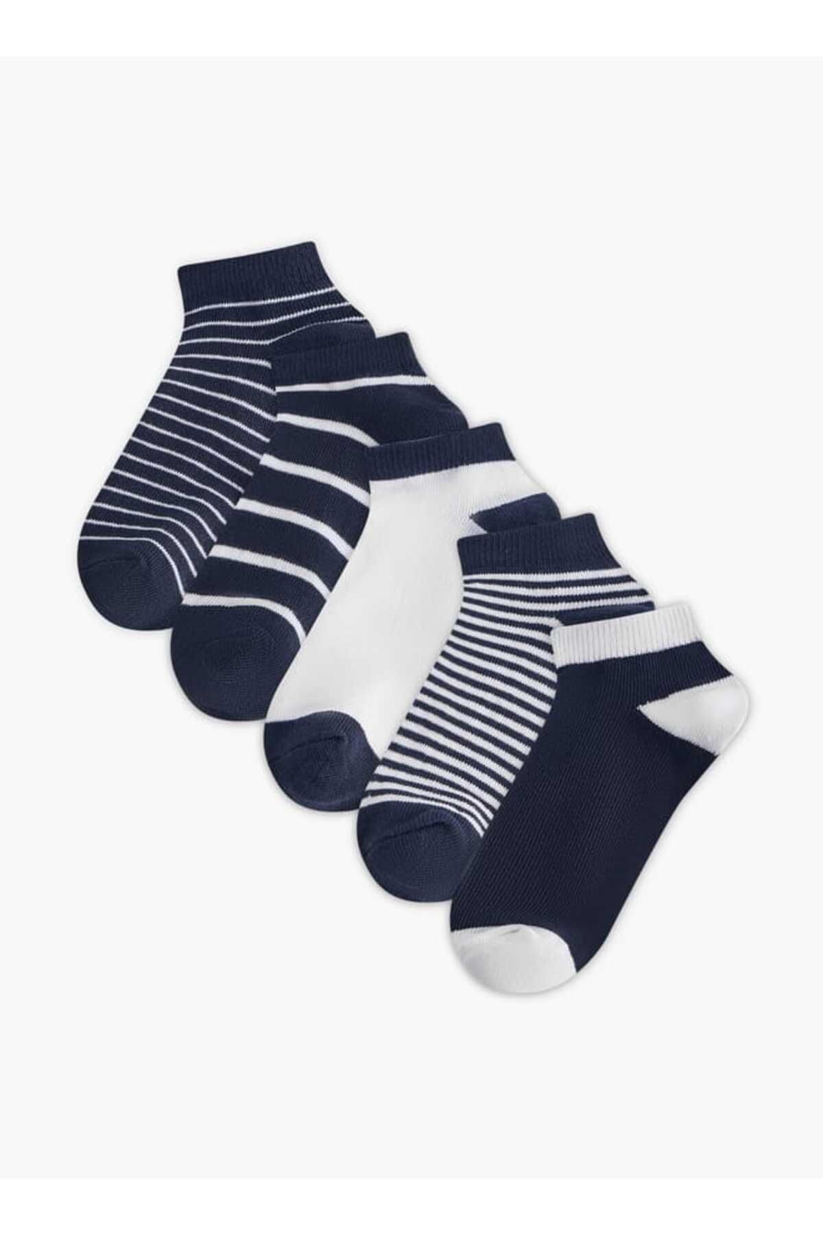 LBL by Shoexpress-Assorted Ankle Length Socks - Set of 5 1