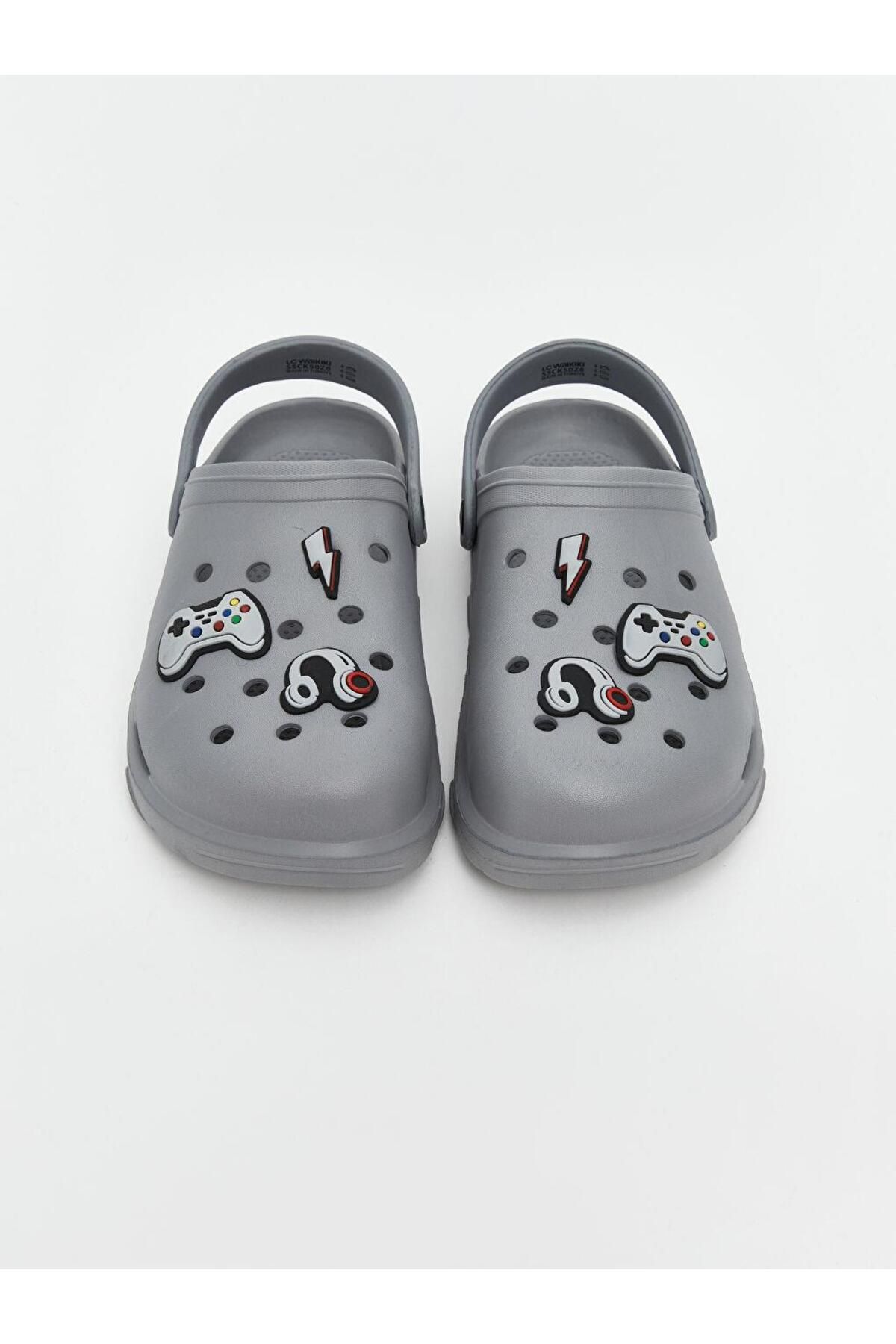 LC Waikiki-Lcw Steps Patch Printed Men's Beach Sandals 2