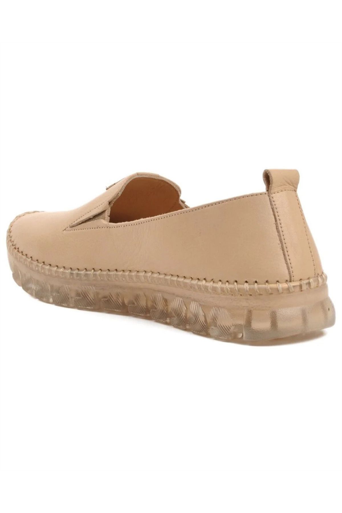 Voyager-9059 Zn Pantofi de damă, bej, din piele naturală Nata 4
