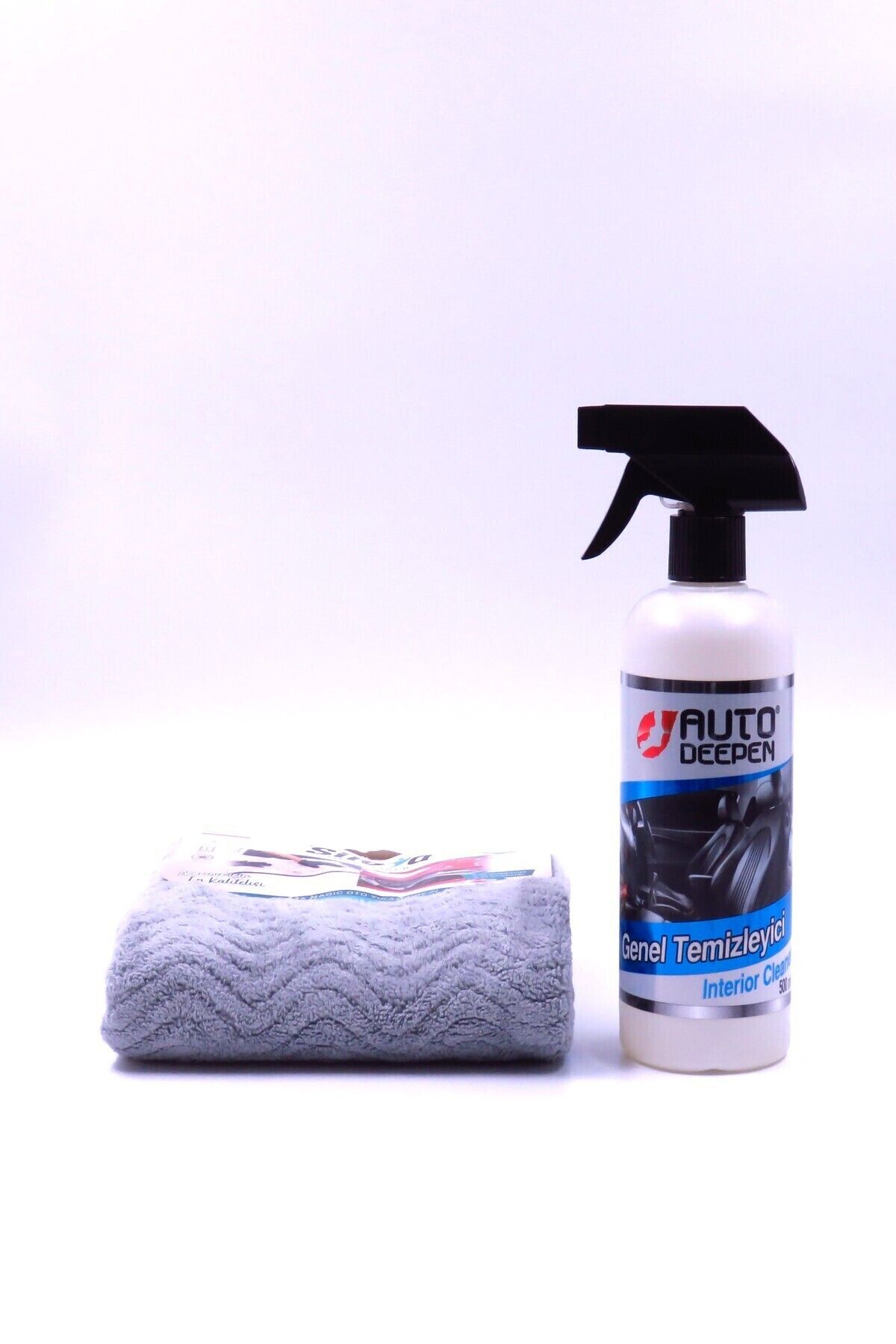 AutoDeepen 2'li Avantaj Set, Oto Genel Temizleyici 500 ml, Mikrofiber Magic Oto Yıkama Bezi, 50x70 cm
