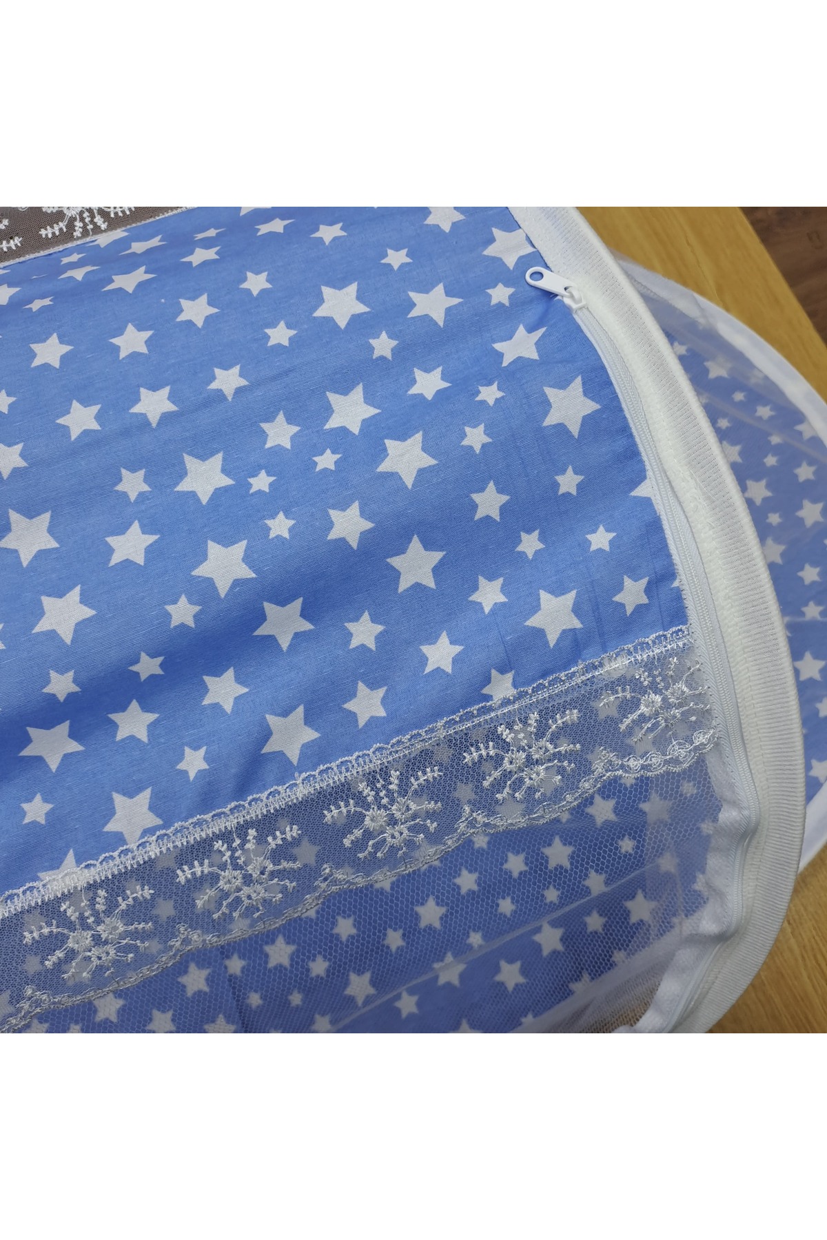 Tosyalı Burak Bebe Pratik Katlanabilir  Bebek Cibinliği Taşınabilir Sinek Engelleyici Bebek Çocuk Cibinlik 0-2 Yaş fotoğrafı 6 (önizleme)