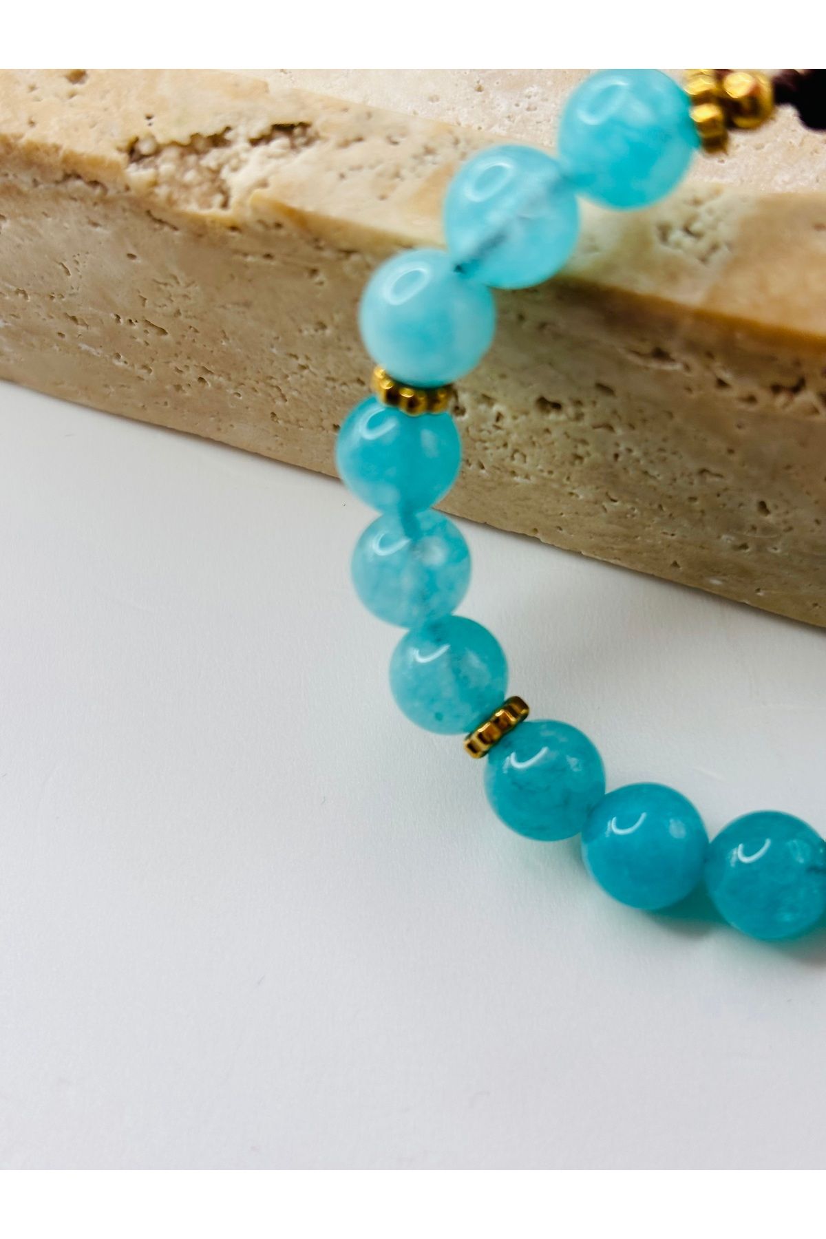 By Song Aksesuar-Turquoise Ceyt Natural Stone Bracelet 3