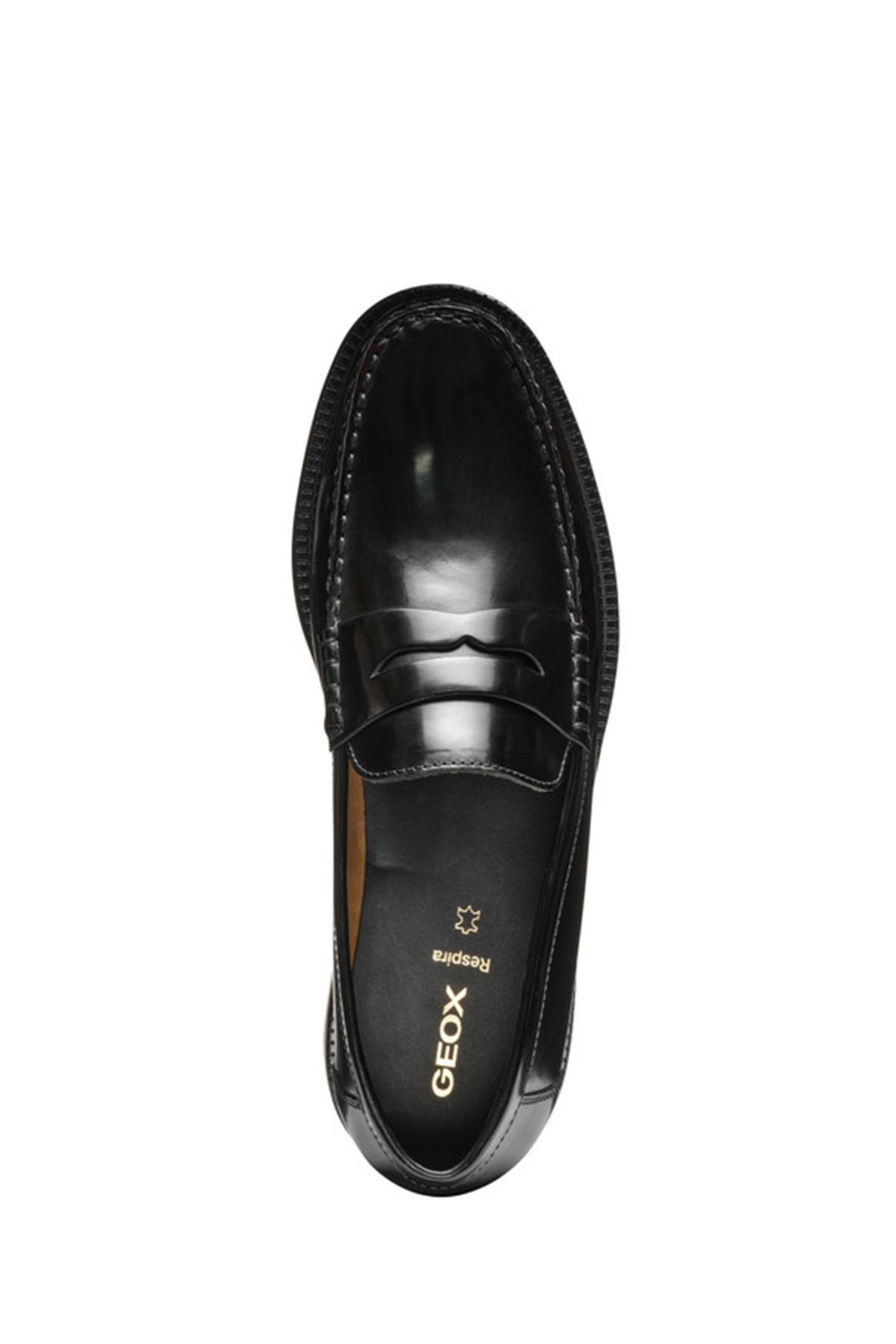 لوفر مردانه مردانه'S مشکی U RECANATI BRUSHS.LEA LEAFER CASUAL LOAFER U55HVB00038C9999 Geox