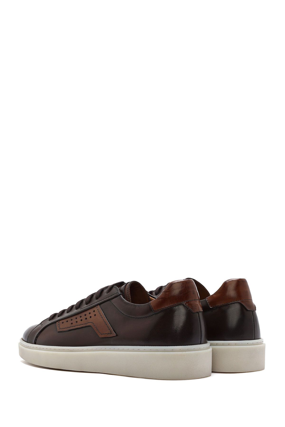 Derimod-Men's Brown Lace-Up Leather Sneaker 25Sfd 740418 5