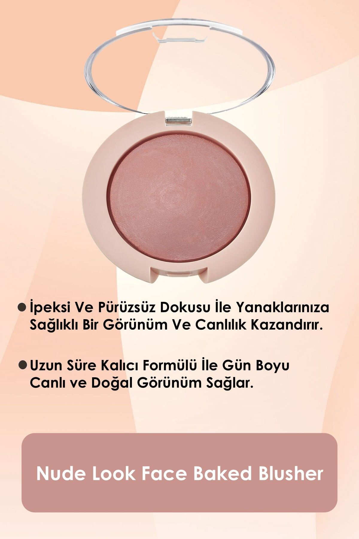 رژگونه با ظاهر برهنه صورت برهنه هلویی برهنه - رژگونه ابریشمی - 8691190967208 Golden Rose