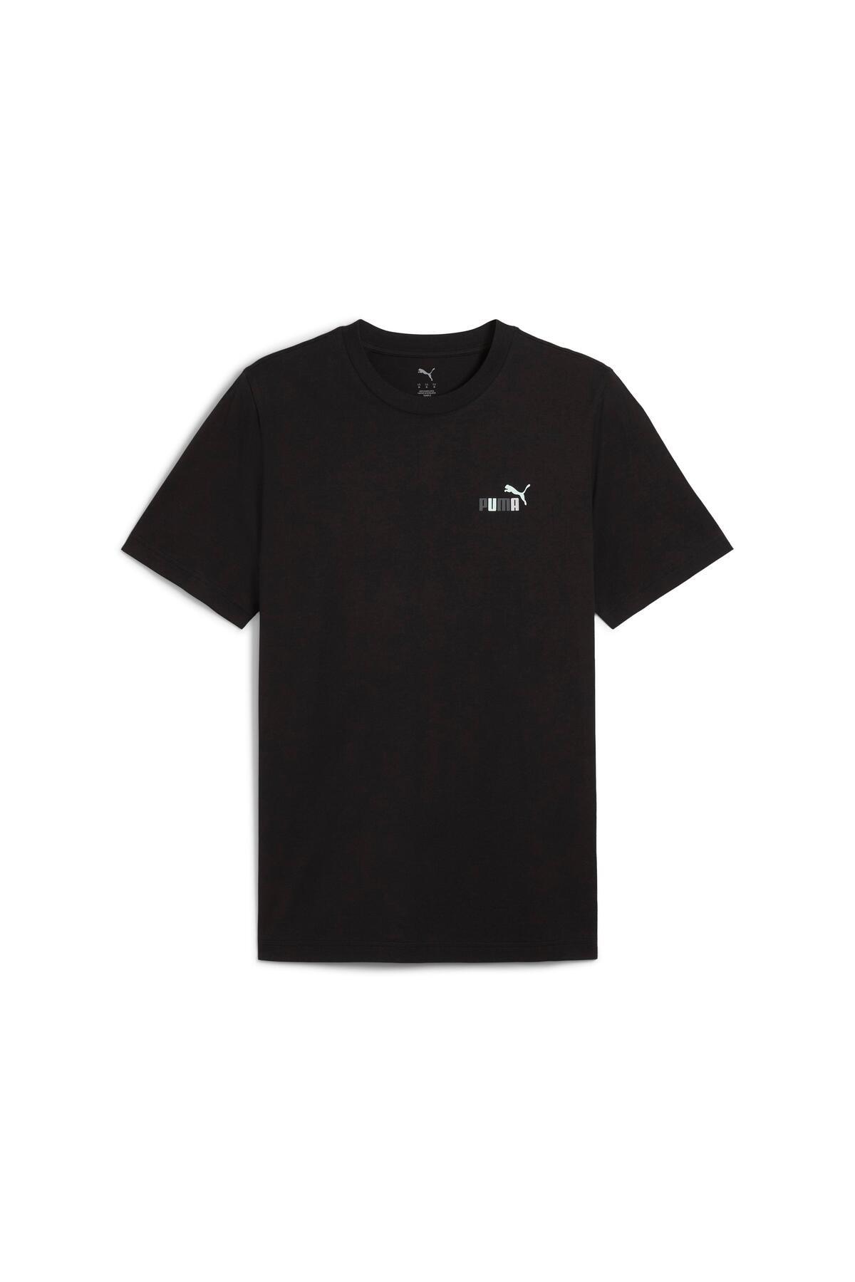 Puma-تي شيرت PUMA Graphic Pattern سيدتي - أسود 4