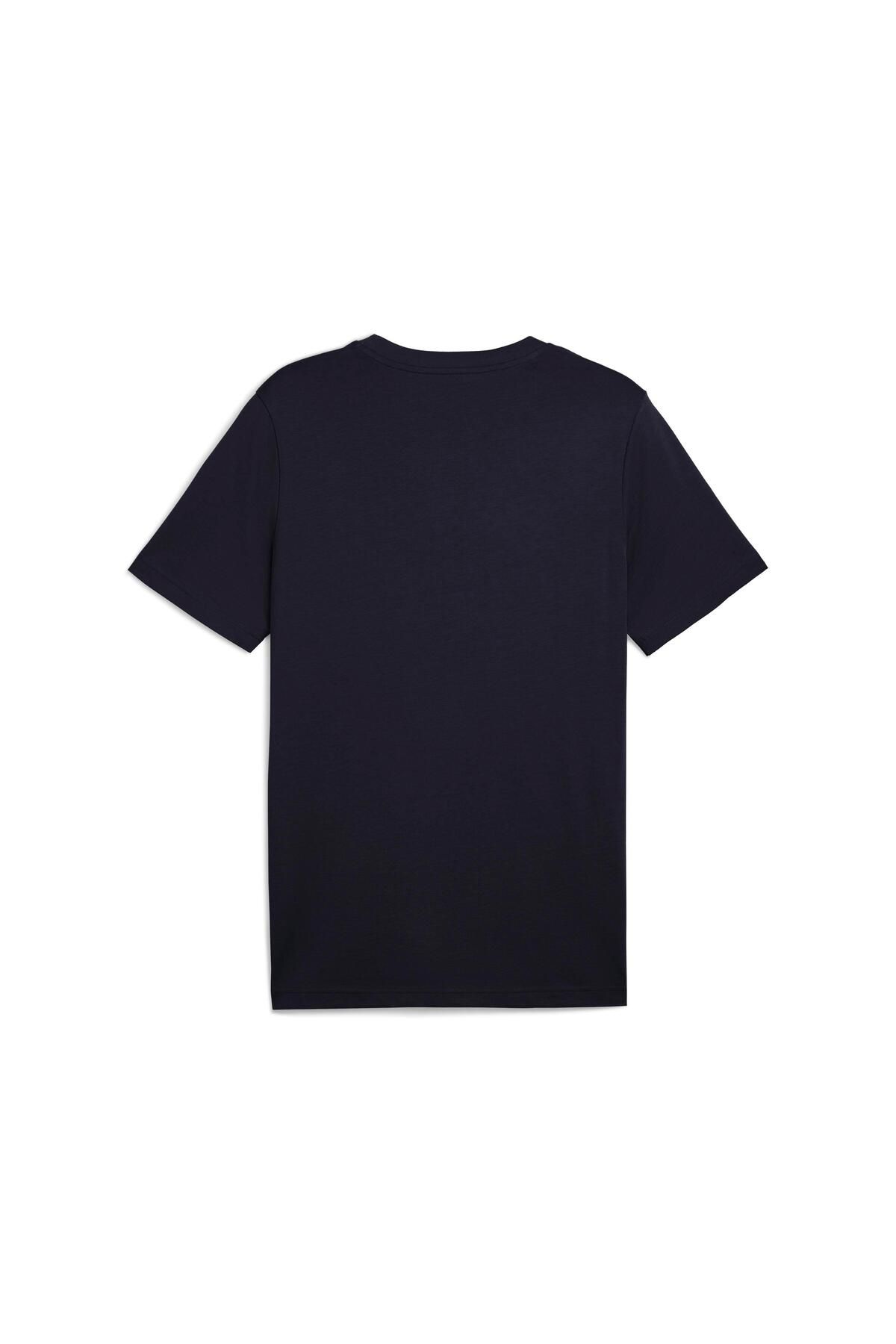Puma-Ess 2 Color Small No. 1 Logo T-Shirt - New Nav 5
