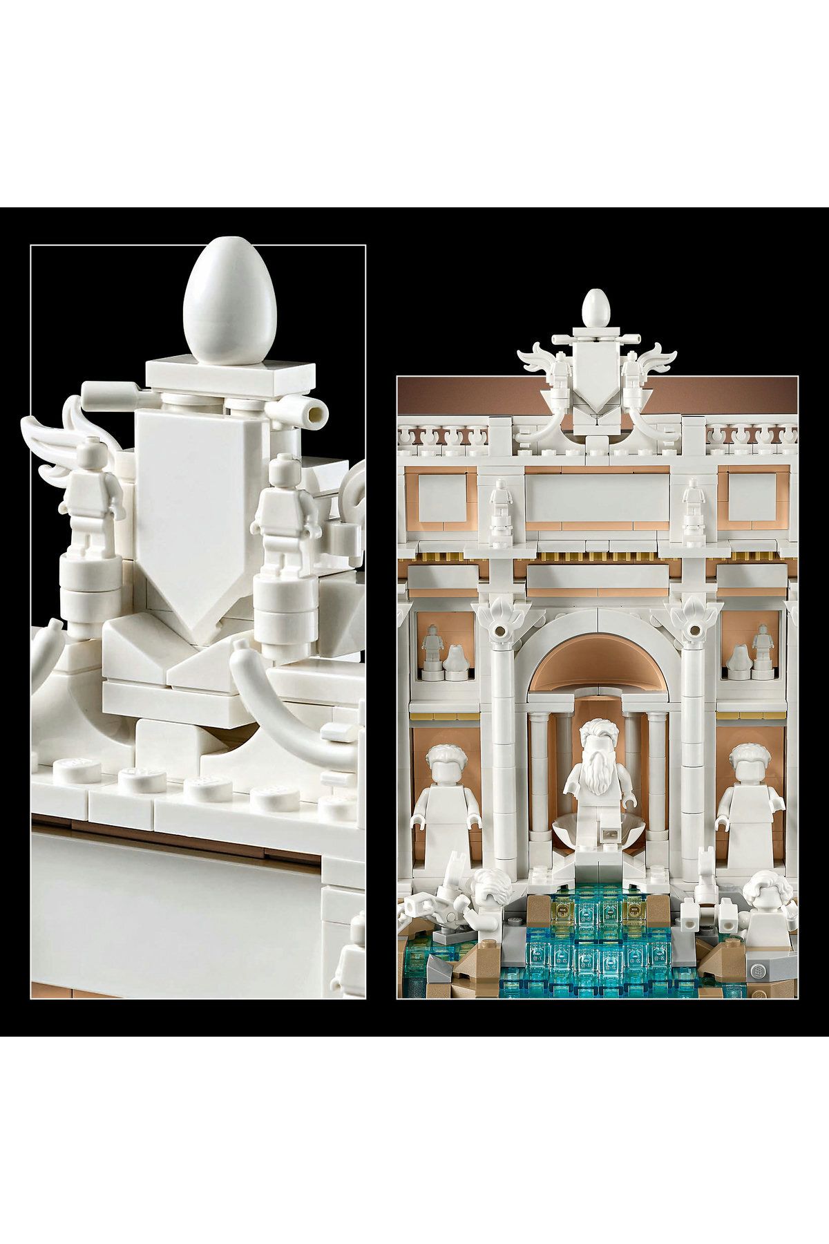 LEGO-®   Architecture Trevi Fountain 21062 - 18+ Decorative and Displayable Model Building Set (1880 Pr) 7