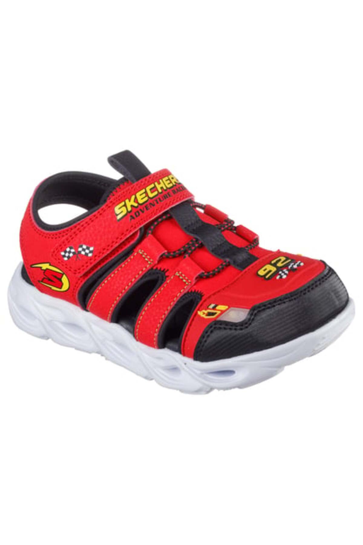 SKECHERS-Thermo-Splash - Hydro-Flare große rot beleuchtete Sandalen für Jungen 400613 L Rdbk 3