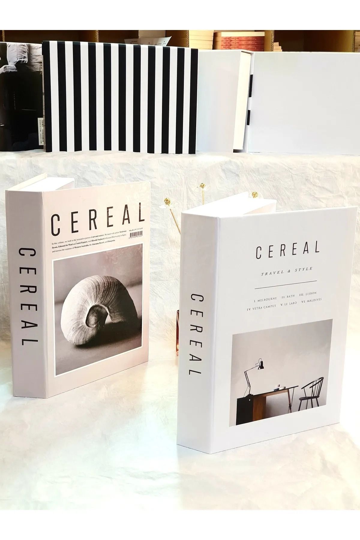 Saccura Dekor-Set de 2 cutii decorative - Cutie pentru cereale și cărți 5