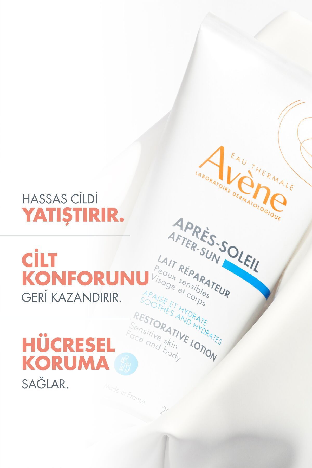 لوسیون مرطوب کننده After Sun Repair After Sun 200 میلی لیتر Avene