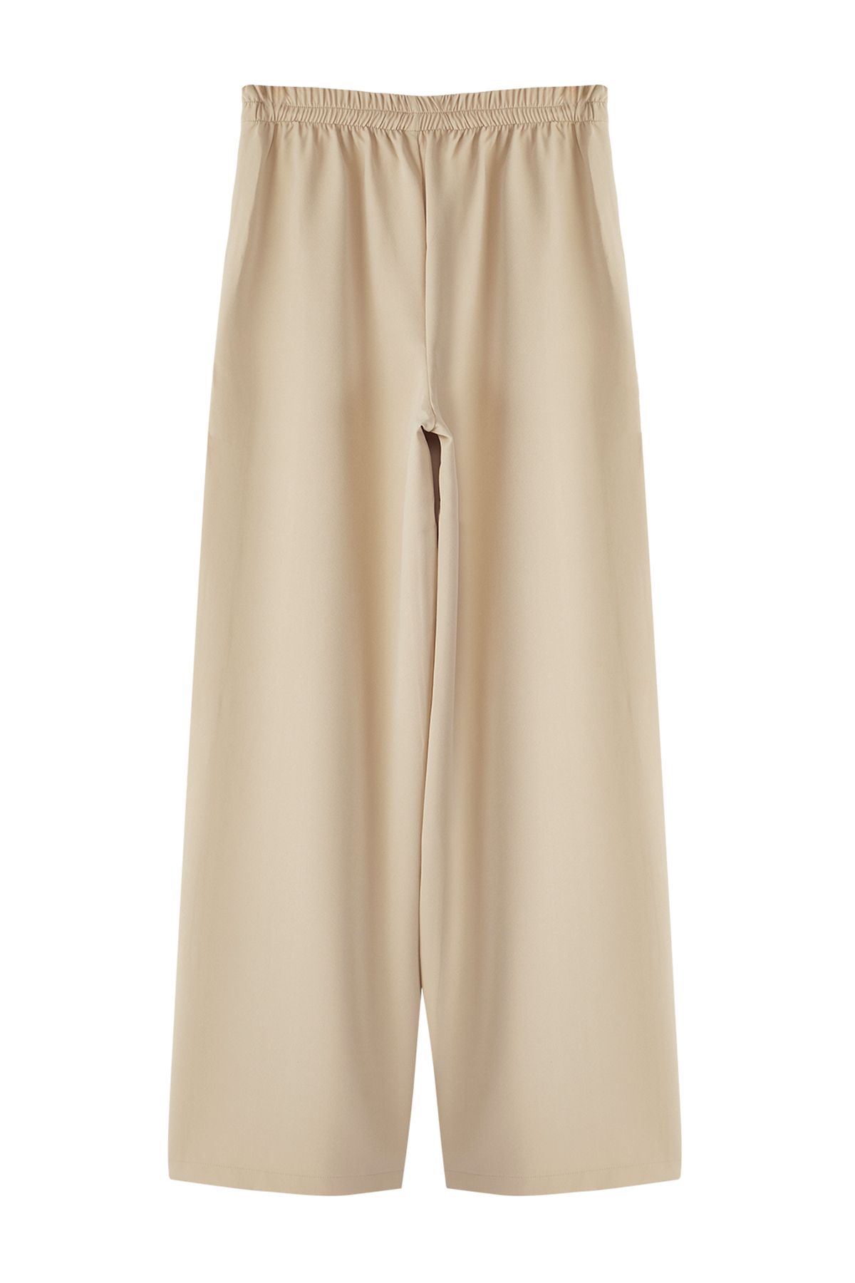 Trendyol Collection-Stone Hose mit weitem Bein/weitem Bein und seitlichen Knöpfen aus gewebtem Stoff TWOSS20PL0398 10