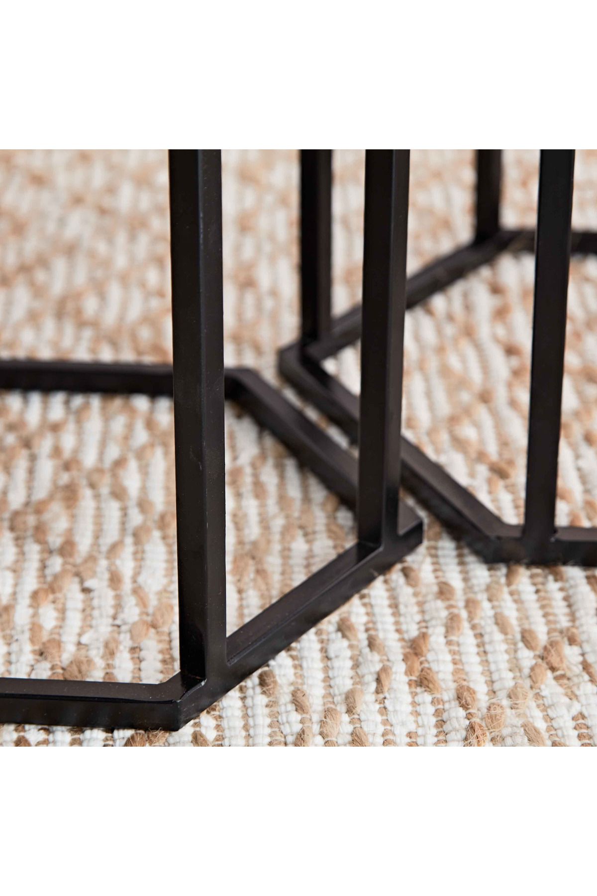 erorex-Chevron Nest of Tables - Set of 2 7