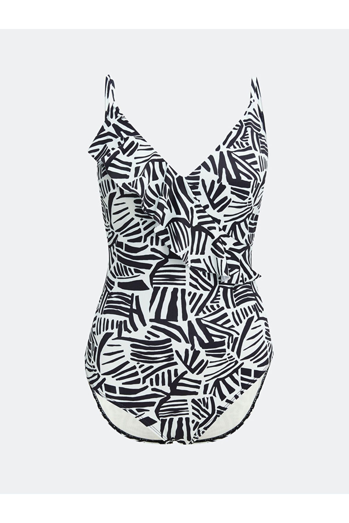 LC Waikiki Yeni Sezon Desenli Cikarilabilir Pedli Kadin Mayo - S54224Z8