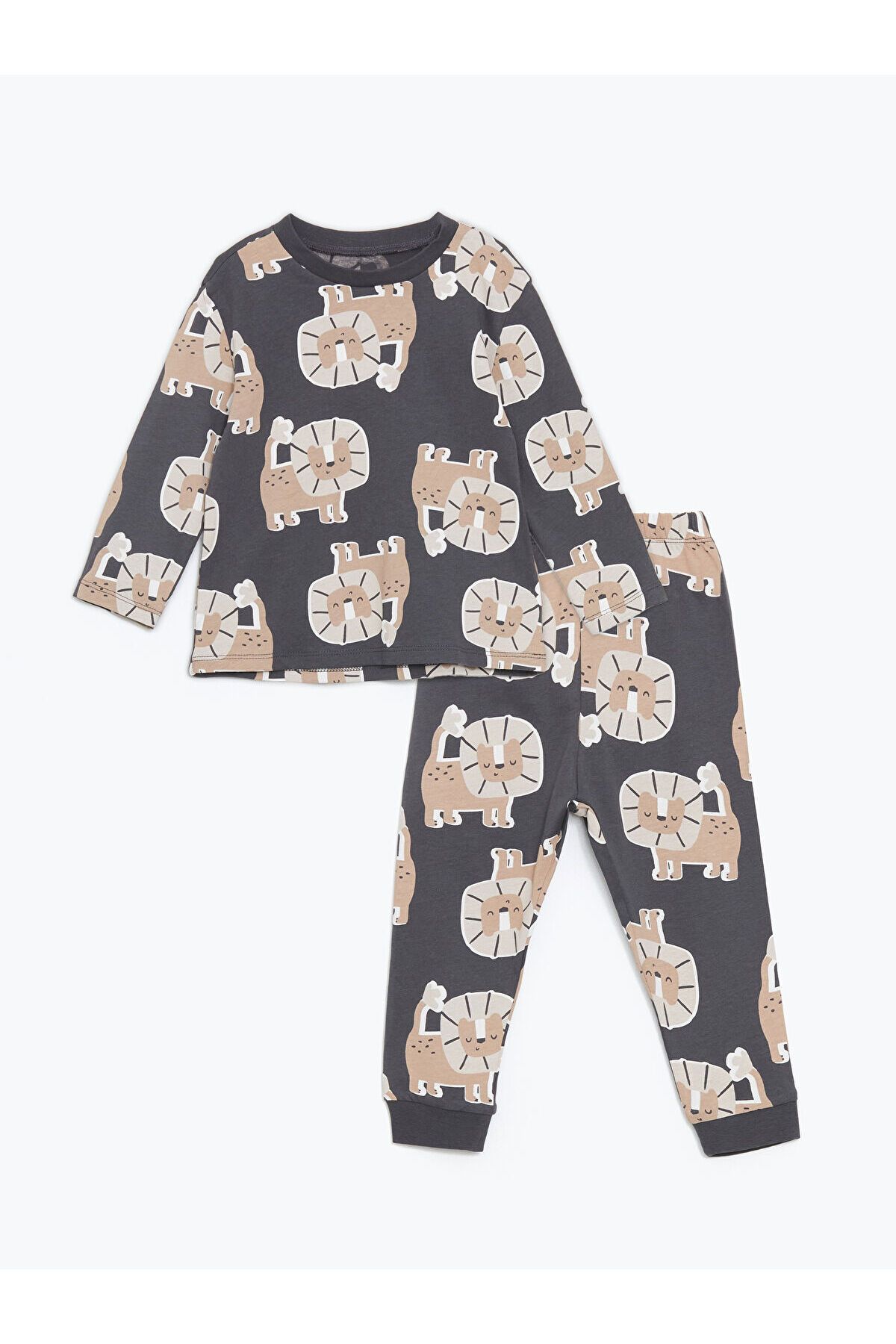 LC Waikiki Bisiklet Yaka Erkek Bebek Pijama Takımı