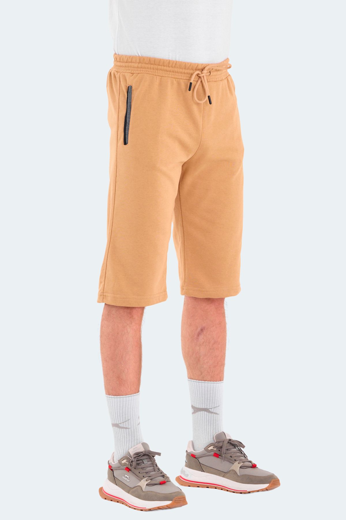 Slazenger-Men's Beige Shorts - Neer 3