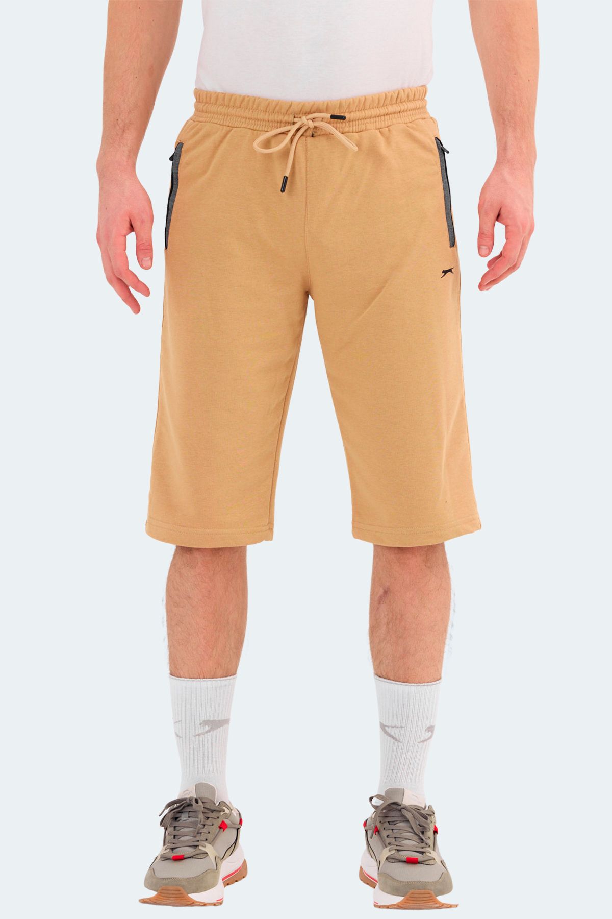 Slazenger-Men's Beige Shorts - Neer 2