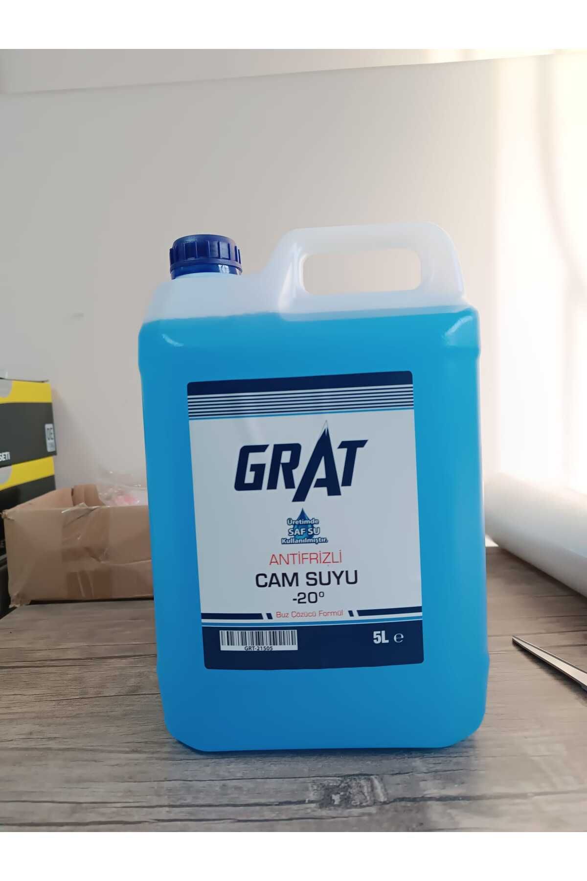 GRAT ANTİFRİZLİ CAM SUYU 5 LİTRE -20 DERECE