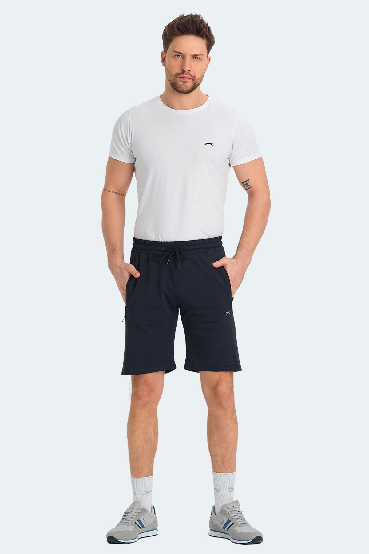 Slazenger-Red Men's Shorts, Streetball Ii Shoe Model Gx9688. 7