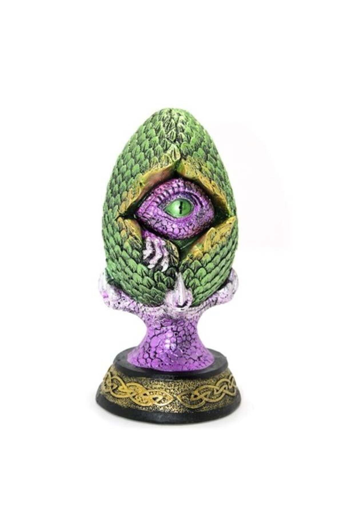 Mu Art Ahşap Polyester Dragon Pençeli Göz Ledli