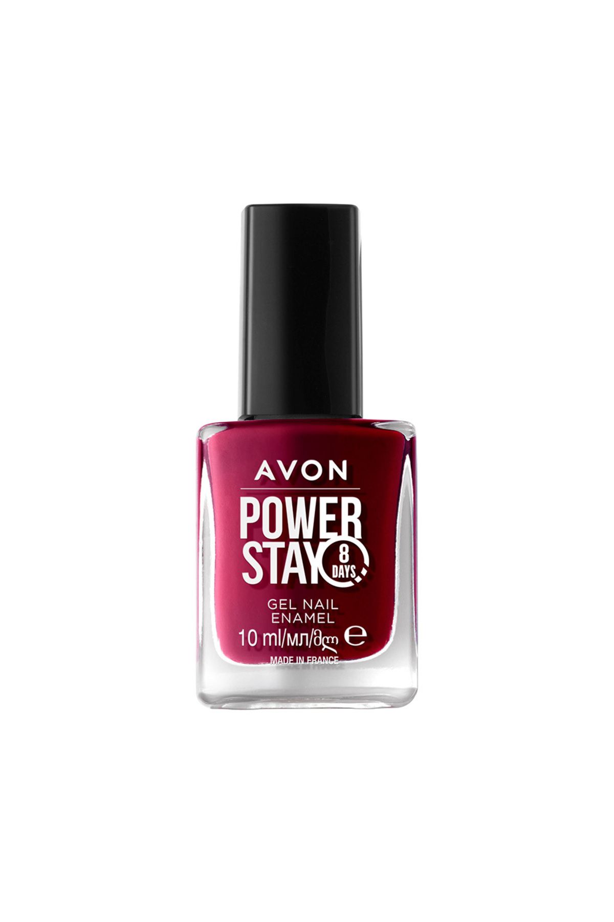 AVON Lac De Unghii Powerstay, Stay Put Sangria - Mărime unică