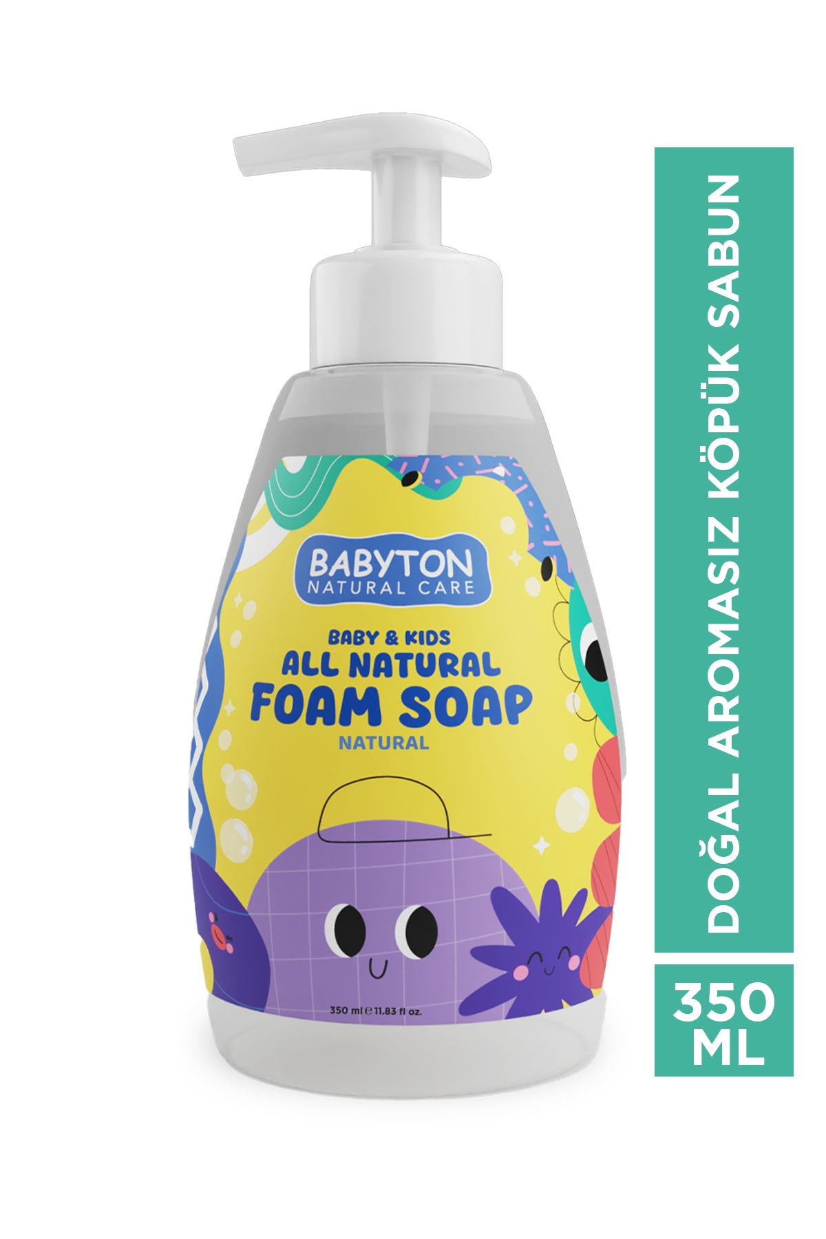 BABYTON Doğal Aromasız Köpük Sabun 350 ml