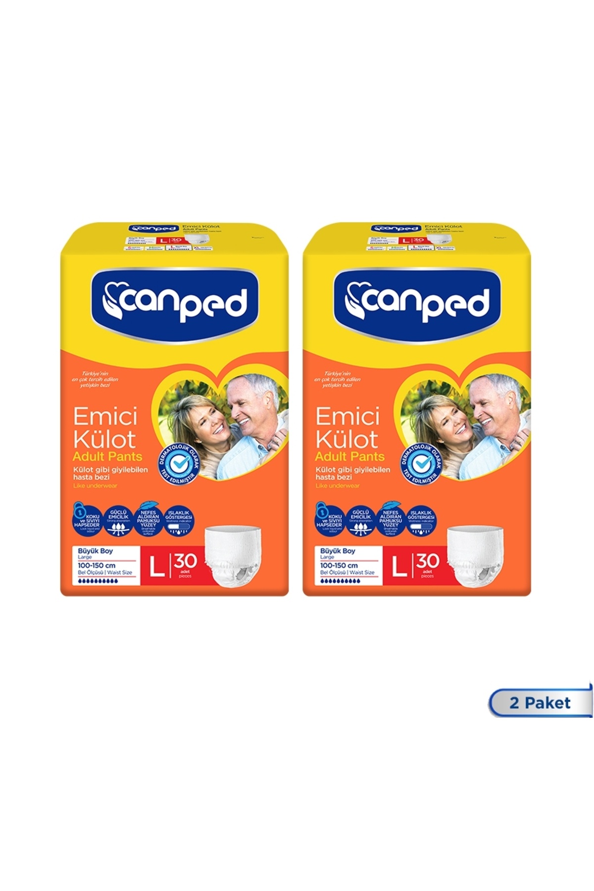 Emici Külot Büyük Boy Large 30 Adet X 2 Adet