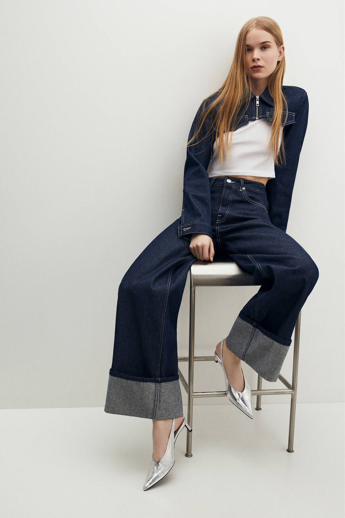 Pull & Bear-Heeled pointed shoes 6