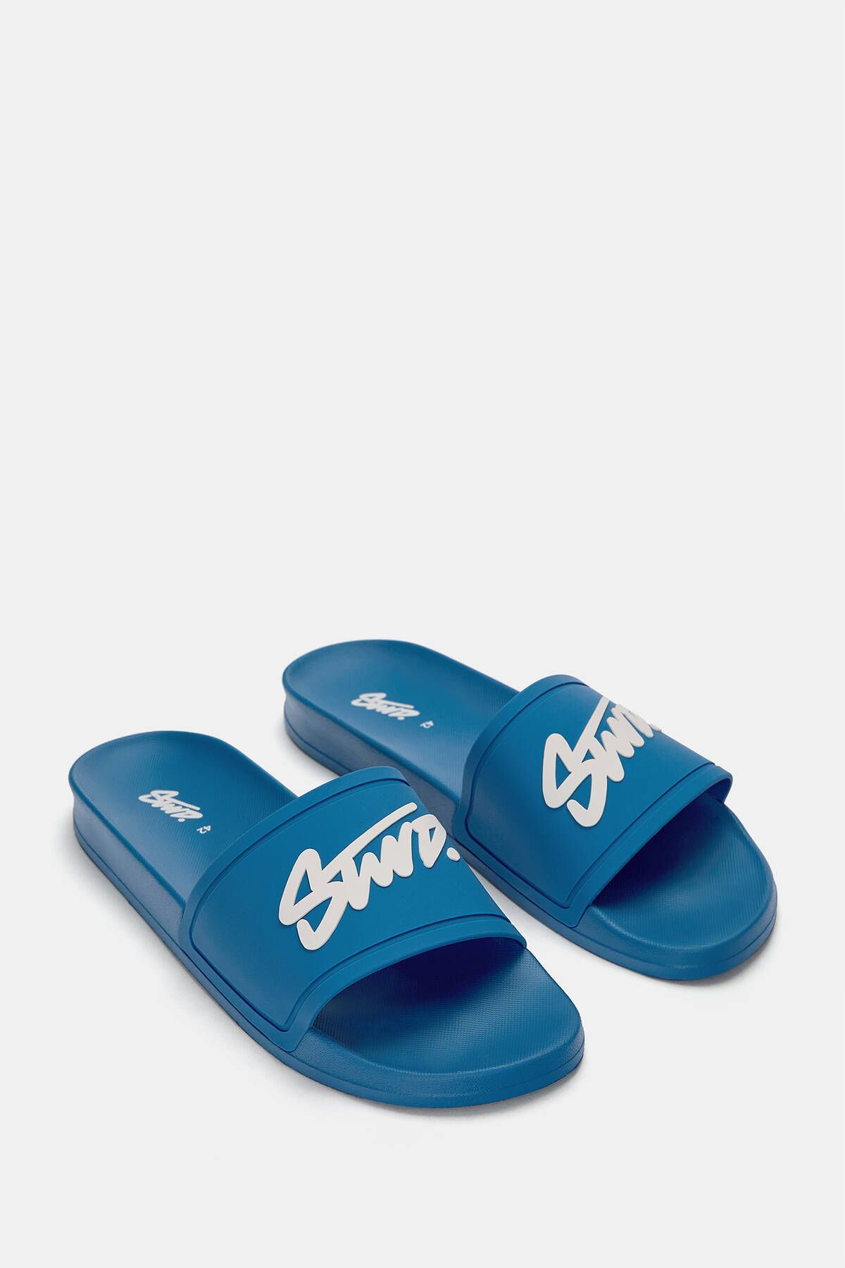 Pull & Bear-Rubberised STWD beach sandals 4