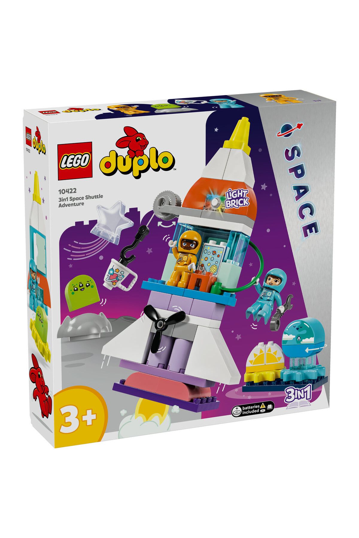 LEGO-LEGO DUPLO Set - 3in1 Space Shuttle Adventure (10422) 2
