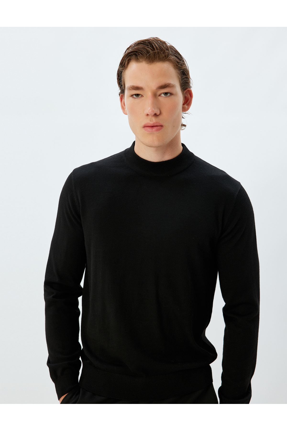 Koton Triko Kazak Dik Yaka Basic