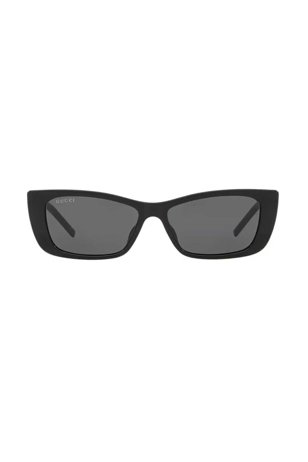 Gucci-Gg 1681S 001 53 Women's Cat Eye Black Bone Sunglasses 2