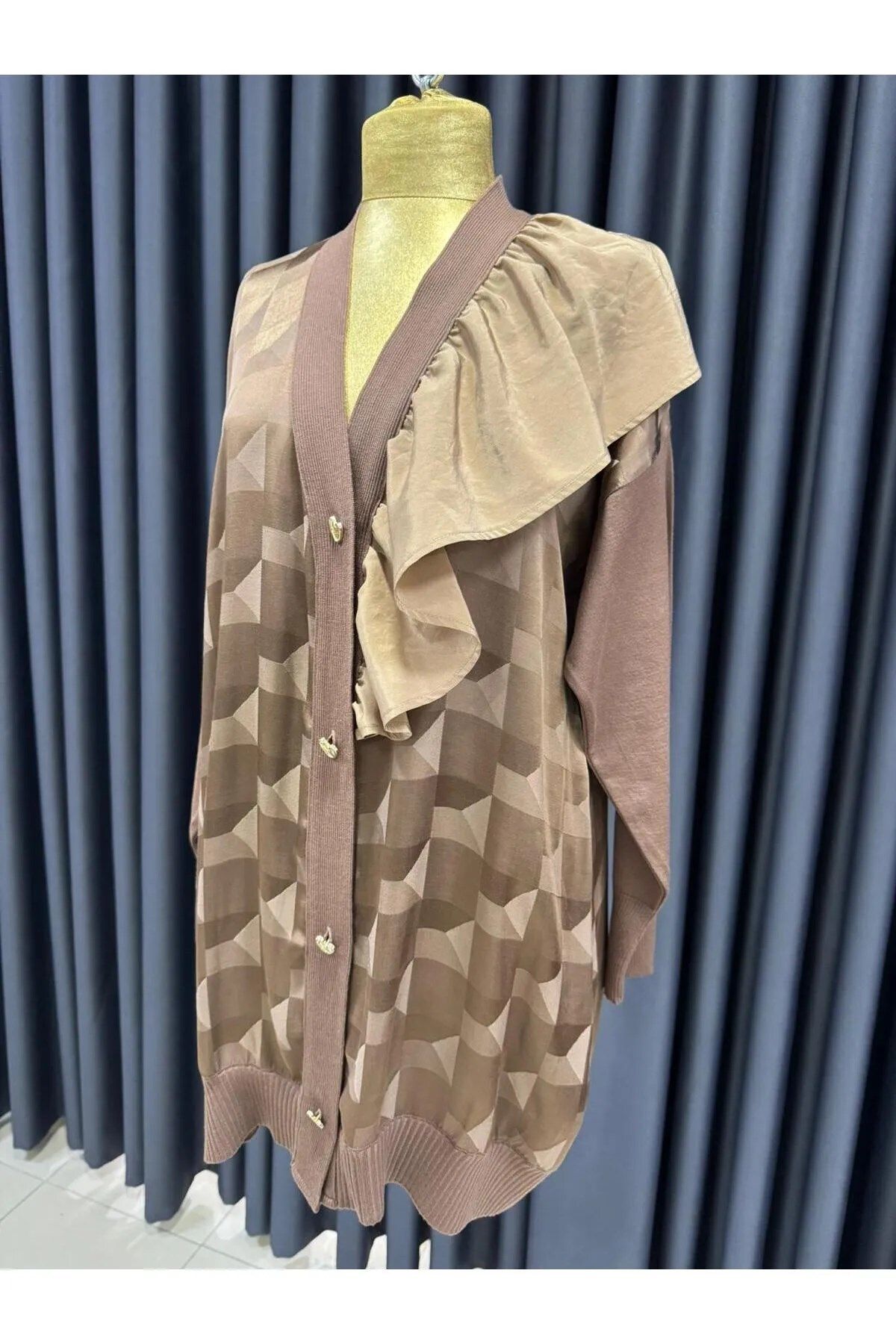 Ghisa-CARDIGAN DETALIAT RIM 3605 VISON 3