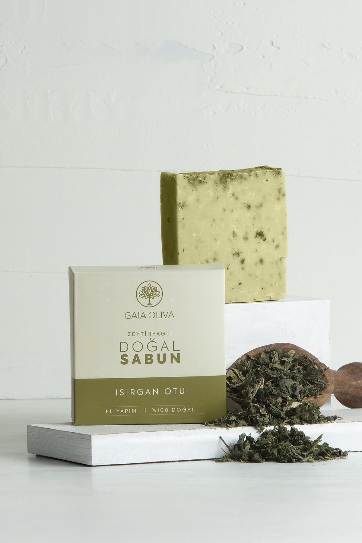 Gaia Oliva-Handmade Natural Soap with Nettle and Olive Oil 2