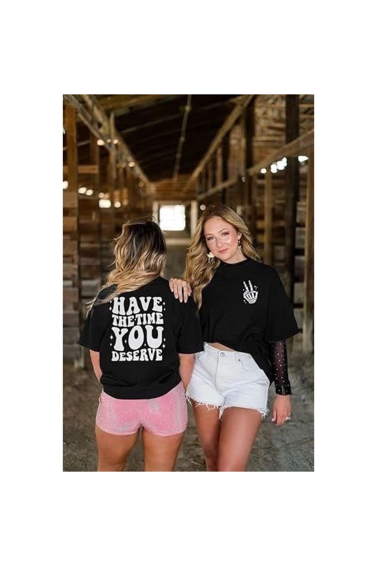 Narnuga Bisiklet Yaka Kısa Kol Baskılı Tshirt